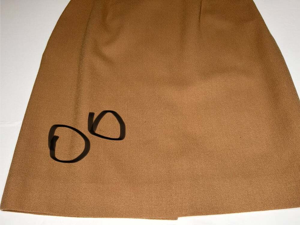 Vintage Christian Dior Women’s 2pc. Suit, Tan, With Blk. Trim, Sz.12, Circa 90’s - Picture 13 of 16